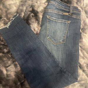 Light wash ripped Kancan jeans